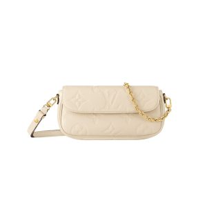 Louis Vuitton Wallet On Chain Ivy Monogram Empreinte Cream 23Cm M82210