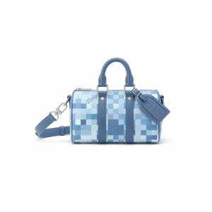 Louis Vuitton Keepall Bandoulière 25 Blue 25Cm M28600